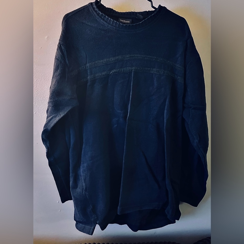 Van Heusen Navy Blue Knit Sweater